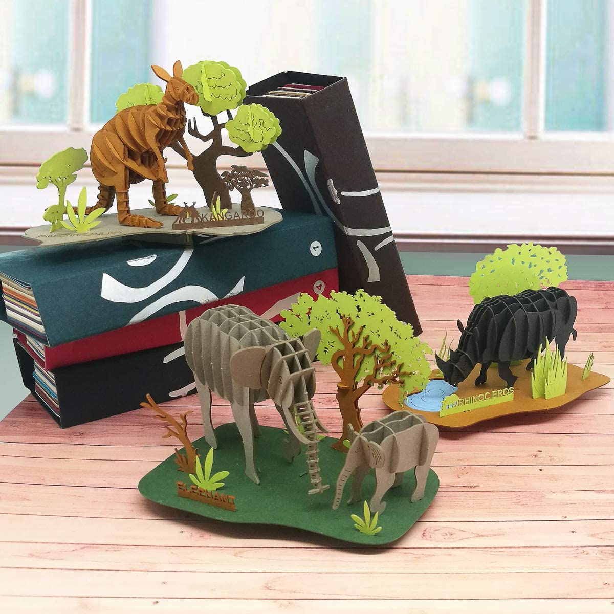 puzzles 3d animales