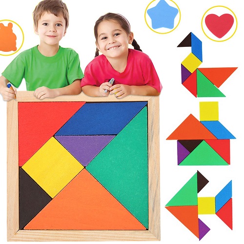puzzles infantiles tangram